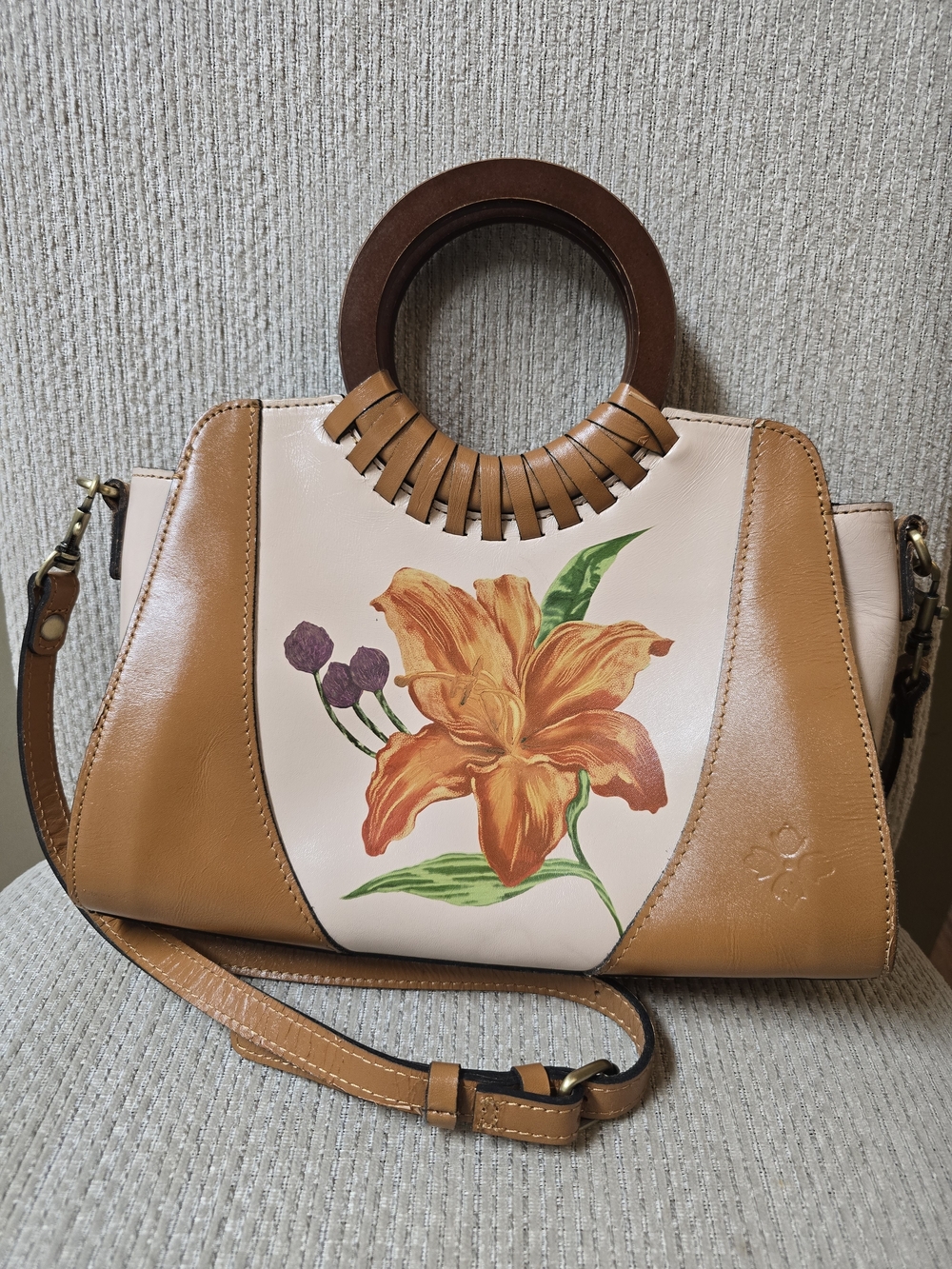 Parisian Floral Print Crossbody